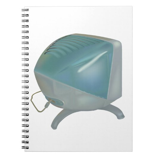 oude CRT-monitor Notitieboek (Voorkant)