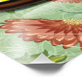 Oude  CRT-televisie Foto Afdruk (Hoek)