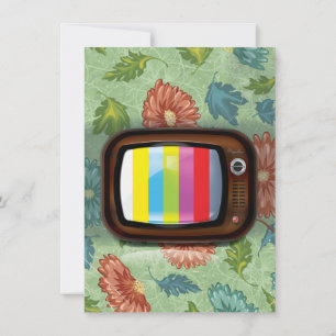 Oude CRT-televisie Kaart