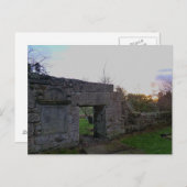 Oude culrokerruïnes: Zwarte Kirk van buitenlanders Briefkaart (Voorkant / Achterkant)