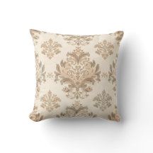Oude Damast Elegante Beige Franse Boerderij