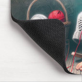 Oude Dame breien Muismat (Hoek)