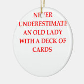 oude dame ornament (Links)