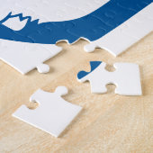 Oude Deense Wapen van Groenland Legpuzzel (Zijkant)