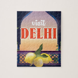 Oude Delhi Reisprint. Legpuzzel