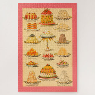 Oude desserts legpuzzel