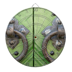 Oude deur dartbord