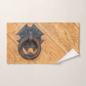 Oude deurklopper bad handdoek (Handdoek)