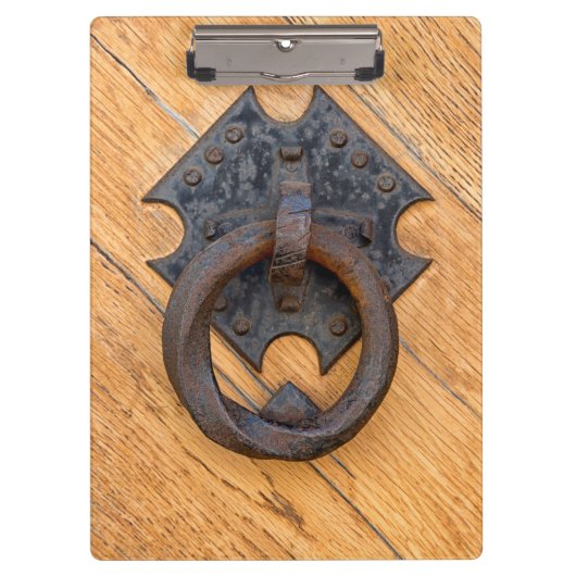 Oude deurklopper klembord (Voorkant)