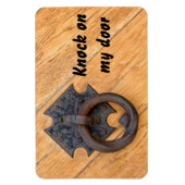 Oude deurklopper magneet (Verticaal)