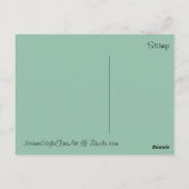 Oude deurknop - briefkaart (Achterkant)