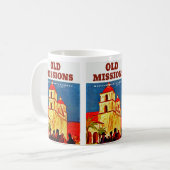 Oude dienstreizen ~ Santa Barbara Koffiemok (Voorkant links)