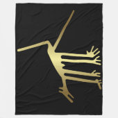 Oude dieren - Goud Geoglyph Dier Fleece Deken (Voorkant)