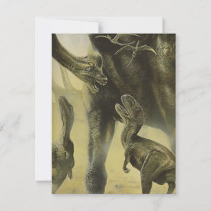 Oude Dinosauriërs, Brachiosaurus Verjaardagsfeestj Kaart