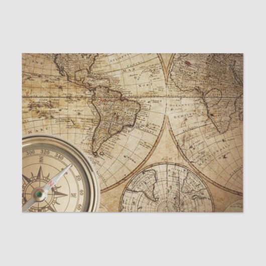 oude  discussiestuk tissuepapier (Voorkant)