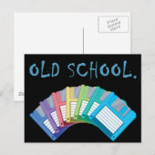 oude diskettes briefkaart (Voorkant / Achterkant)