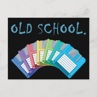 oude diskettes briefkaart