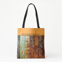 Oude Dock Treasures Tote Bag. Door zee geteerde st
