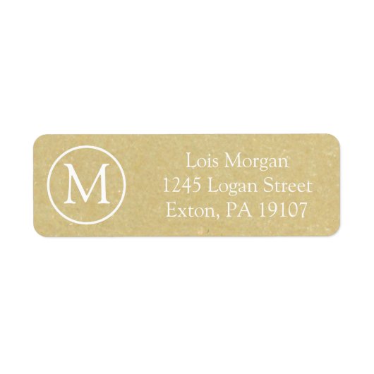 Oude document textuurachtergrond etiket (Voorkant)