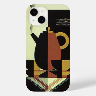Oude drankjes drankjes koffiepot met kopjes Case-Mate iPhone 14 hoesje