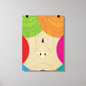 oude driehoek canvas afdruk (Voorkant)