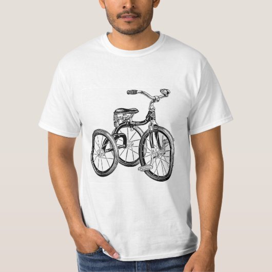 Oude driewieler t-shirt (Voorkant)