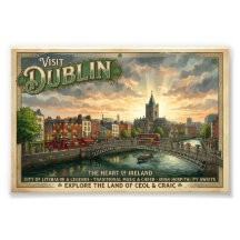 Oude Dublin Reisposter
