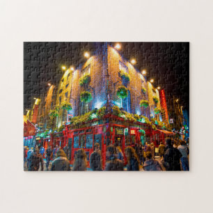 Oude Dublinse pubs. Ierland Legpuzzel