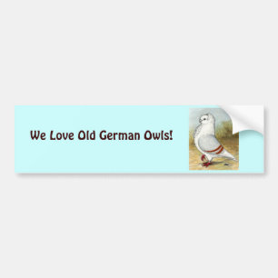 Oude Duitse kippen Bumpersticker