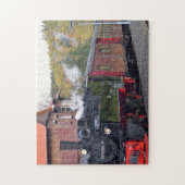 Oude Duitse treinen. Legpuzzel (Verticaal)