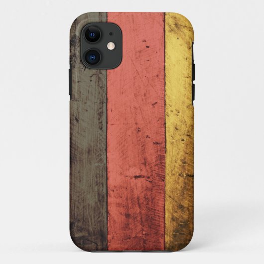 Oude Duitse vlag Case-Mate iPhone Case (Achterkant)