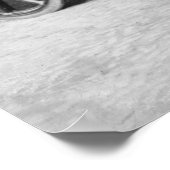 Oude Duitse vuurmotor, begin jaren 1900 Poster (Hoek)