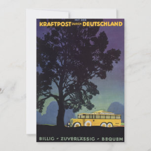 Oude Duitsland, Gele Bus 's Nachts, Reis Kunst