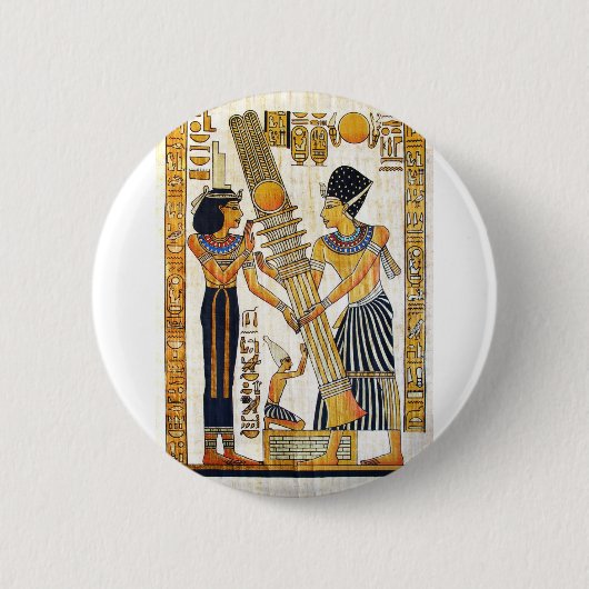 Oude Egypte 1 Ronde Button 5,7 Cm (Voorkant)
