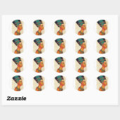 Oude Egypte 2 Ronde Sticker (Vel)