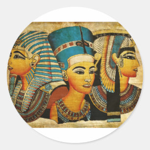 Oude Egypte 3 Ronde Sticker
