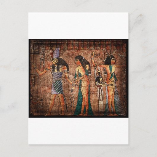 Oude Egypte 4 Briefkaart (Voorkant)