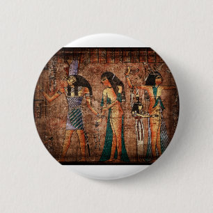 Oude Egypte 4 Ronde Button 5,7 Cm