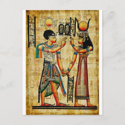 Oude Egypte 5 Briefkaart (Voorkant)