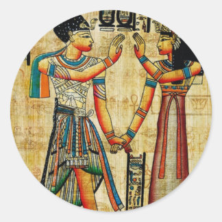 Oude Egypte 5 Ronde Sticker