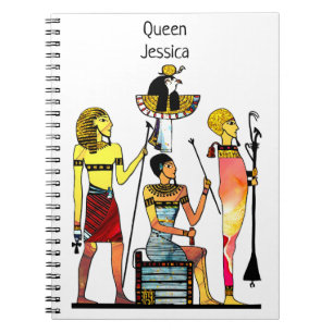 Oude Egypte Farao's Weelderige versiering Notitieboek