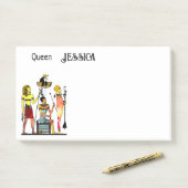 Oude Egypte Farao's Weelderige versiering Post-it® Notes (Op bureau)