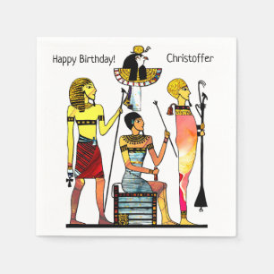 Oude Egypte Farao's Weelderige versiering Servet