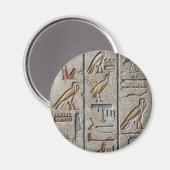 Oude Egypte gegraveerd hiërogliefen gesneden gesch Magneet (Voorkant / Achterkant)
