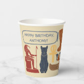 Oude Egypte Koning Tut Theme Custom Party Papieren Bekers (Voorkant)