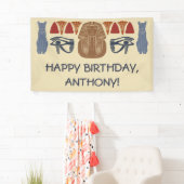 Oude Egypte Koning Tut Theme Custom Party Spandoek (Insitu)