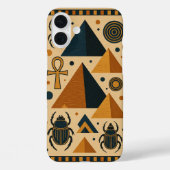 Oude Egypte Mystique geometrische papyrus Case-Mate iPhone Case (Achterkant)