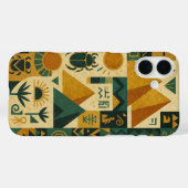Oude Egypte Mystique Patchwork Papyrus Case-Mate iPhone Case (Achterkant (horizontaal))