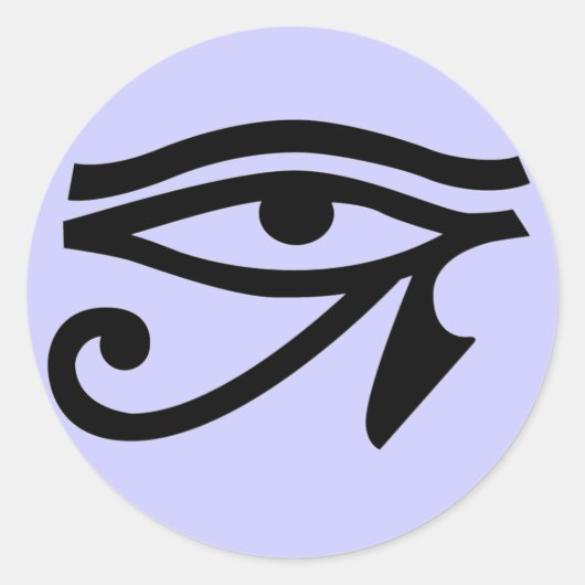 Oude Egypte Oog van Horus Symbool Stickers (Voorkant)