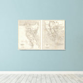 Oude Egypte, oude Griekenland Canvas Afdruk (Insitu (Houten vloer))